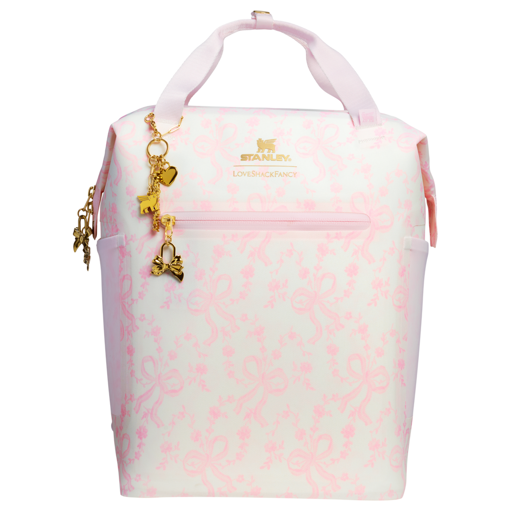 LoveShackFancy Holiday All Day Madeleine Mini Cooler Backpack | 20 Can | 14 QT | 13.2 L